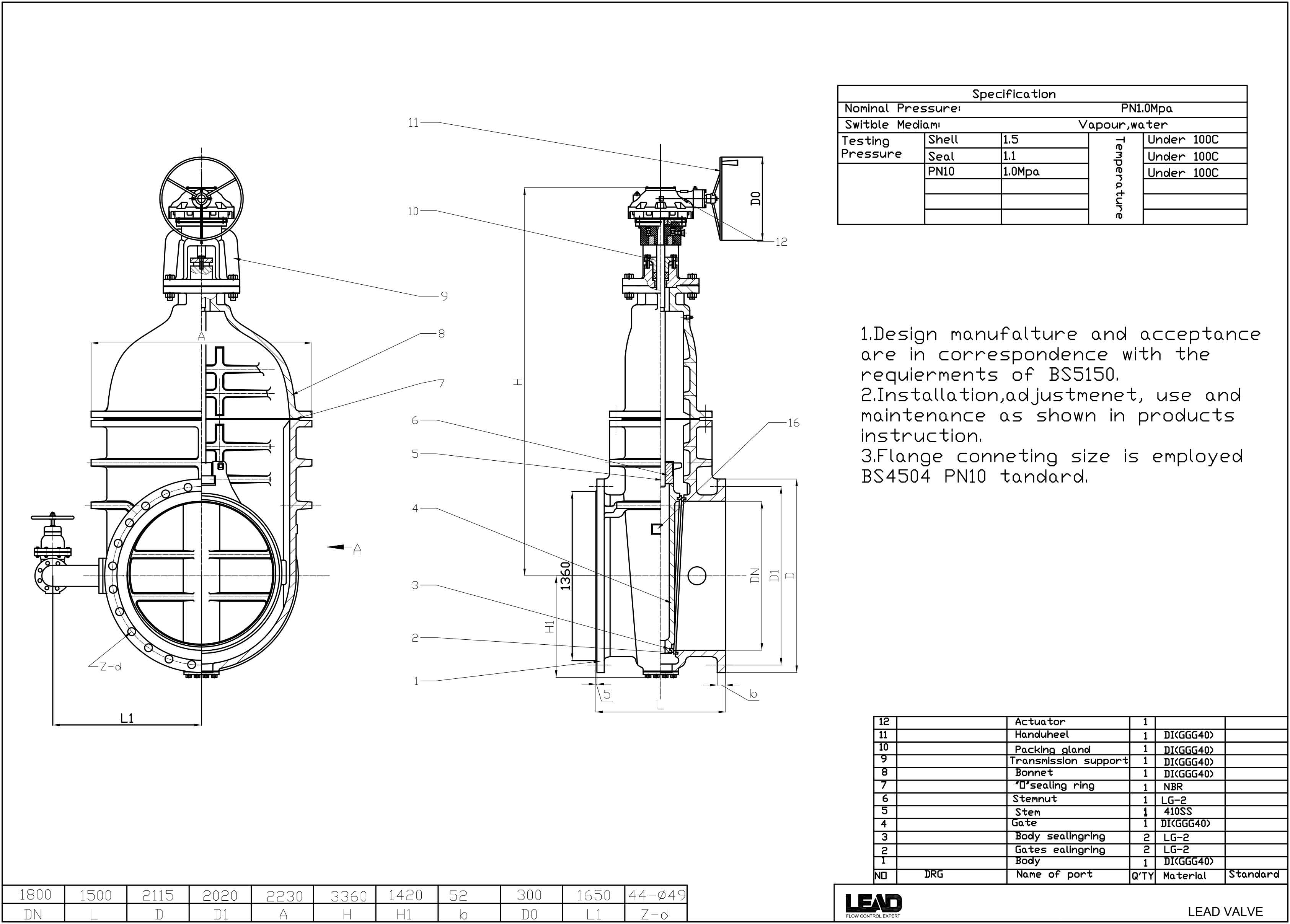 AWWA-Gate-Valves